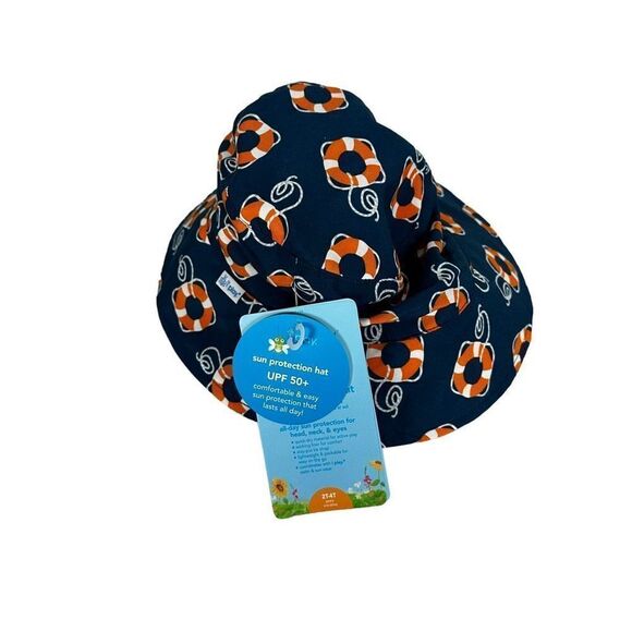IPlay Sun Protection Hat 2T-4T Lifesaver Print - Picture 3 of 8